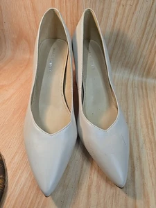 Tacones Marc Fisher Nude Block - Clásicos y Cómodos, Usados Una Vez TALLA 8M - Imagen 1 de 10