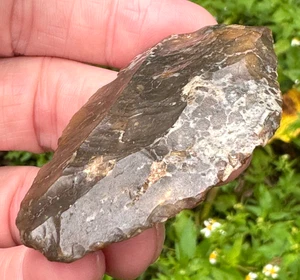 FLAKE KNIFE FLORIDA ARROWHEAD ARTIFACT rare Ice Age PALEO BLADE TOOL RELIC - Picture 1 of 7