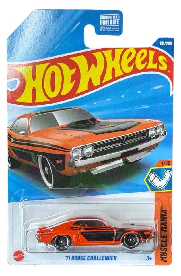 Hot Wheels '71 Dodge Challenger laranja 131/250 2025 - Imagem 1 de 1