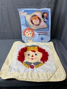 Funda de almohada vintage Raggedy Andy 14x14 nueva en paquete - Imagen 1 de 8