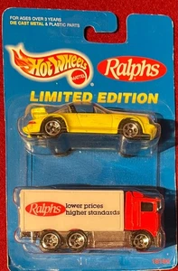 HOT WHEELS RALPHS 2 CAR SET PORSCHE & HAULER #18184. SEE COMBINED OFFERS! - Picture 1 of 1