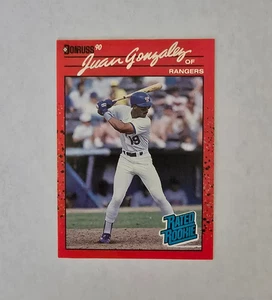 (ITEM C926) JUAN GONZALEZ - 1990 DONRUSS #33 (RC) - Picture 1 of 2