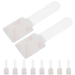 10 Pcs Drahthalter Reisen Kleben Der Klebstoff Kabelbinder Wiederverwendbar - Afbeelding 1 van 12