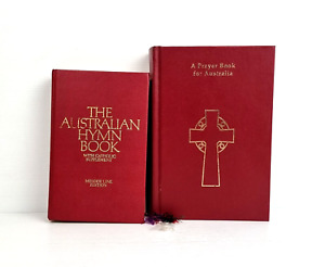 A Prayer Book For Australia RED Anglican Church & The Australian Hyme Book Lot