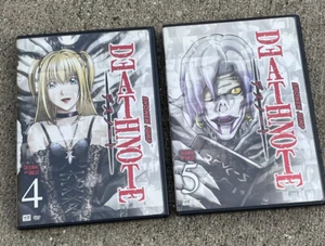 Shonen Jump Death Note Series 2 DVD Lot Anime Series Volume 4 & 5 Episodes 13-20 - Imagen 1 de 7