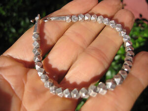 Large 950 to 999 fine silver hill tribe bead bracelet Thailand jewelry art A121