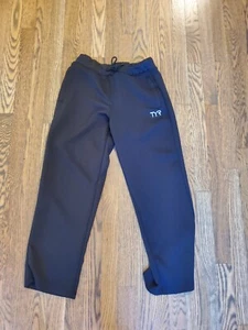 TYR ATHLETIC PANTS BLACK SIZE Youth Large - Picture 1 of 4