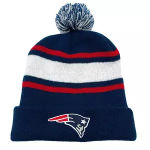 Gorra de los New England Patriots talla única azul NFL fútbol Budweiser Bud Beanie para hombre - Imagen 1 de 6