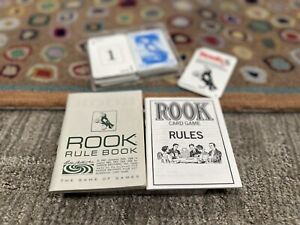 ROOK CARD GAME 1988 BLUE BIRD COMPLETE WITH RULES & 1968 BOOKLET PARKER BROS. EU