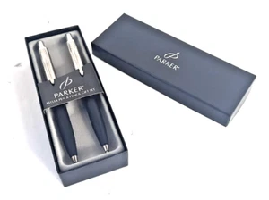 Vintage Parker Reflex Pen & Pencil Gift Set New In Box - Picture 1 of 3