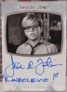 Twilight Zone Archives Jim E. Titus Inscription Autograph Card AI-18 2020 A  - Picture 1 of 2