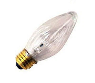 Halco 3001 - 25 Watt Light Bulb - F15 - Clear - Wrinkled Glass - 3,000 Life Hour - Image 1 of 2