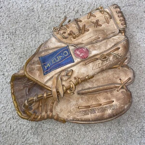 GUANTE DE BÉISBOL VINTAGE MIZUNO MT 2025 Crest Cuero - Imagen 1 de 4