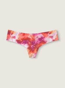 Vs Victorias Secret Pink No-Show Thong Panty Underwear Rainy Day Tie Dye XS - Picture 1 of 2