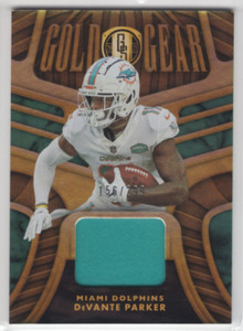 2021 Panini Gold Standard Gold Gear #12 DeVante Parker Jersey /299 - NM-MT