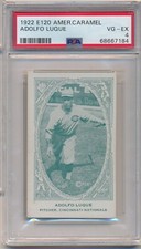 1922 E120 AMERICAN CARAMEL CO.- ADOLFO LUQUE -PSA 4 VG-EX (SVSC)-FRESHLY GRADED!