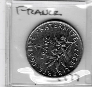 France: 1 Franc 1977 - Picture 1 of 2