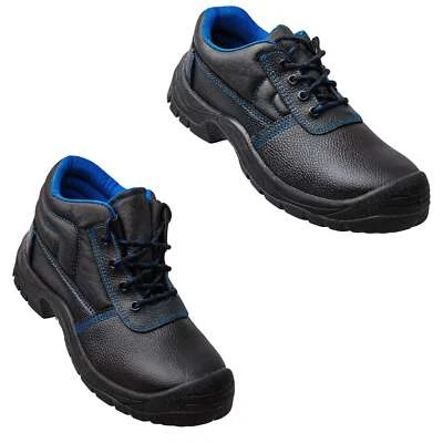 HASE Arbeitsschuhe S3 Sicherheitsschuhe Schutzschuhe Leder Bauschuhe schwarz Gr.36-48