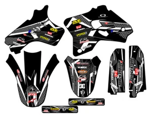 1993-2001 YZ 80 PODIUM Black Senge Graphics Kit compatible con Yamaha - Imagen 1 de 10