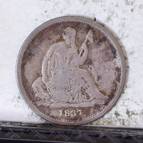 1837 Liberty Seated Dime - Fine Details (#44260) Cover