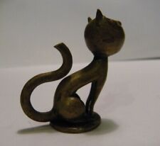 WHW Hagenauer Art Deco Bronze Felix The Cat Austria 1.5" Miniature Figurine 