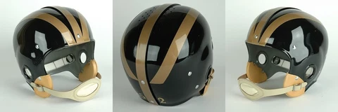 PURDUE BOILERMAKERS 1949-1952 Vintage Riddell RT Suspension Football Helmet Cover