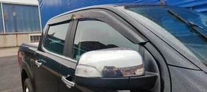Ford Ranger T6/8 Wildtrak 2012-2018 doble cabina deflectores de viento/humo de lluvia - 4 piezas - Imagen 1 de 5