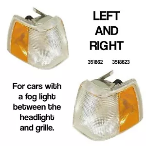 TURN SIGNALS PARKING LIGHT VOLVO 760 940 960 WITH FOG PAIR 3518622 3518623 - Picture 1 of 1