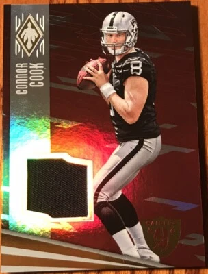 2016 Panini Phoenix Rookie Jerseys Connor Cook RPSM-CO Oakland Raiders #’d 65/79 - Image 1 of 2