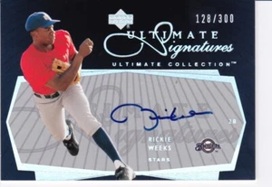 Rickie Weeks 2003 Ultimate Collection Signatures AUTOGRAPH signed /300  - Picture 1 of 2