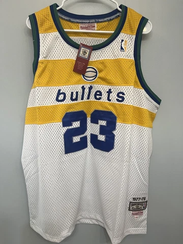 Mitchell & Ness Throwback MICHAEL JORDAN  Bullets #23 Jersey SZ 56 new with tags Cover