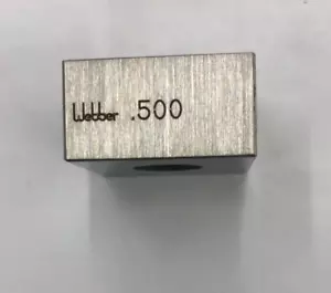 Starrett/Webber SS .500 A1 Square Steel Individual Gage Block, .500", Grade A1 - Picture 1 of 4