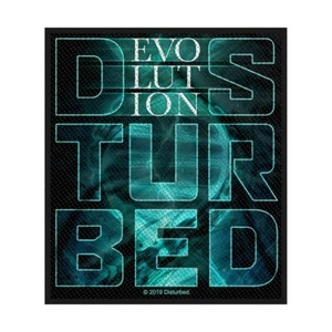 DISTURBED Standard Patch EVOLUTION DISTRACKED Official Licenced Merchandise gift - Foto 1 di 1