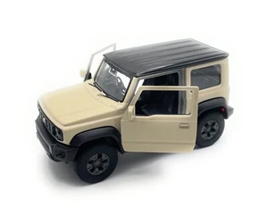 Modellauto Suzuki Jimny SUV 1:34-39 Beige Miniatur Fahrzeug - Picture 1 of 4