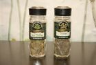 2 McCormick Spice Jars | Black Lid | Gourmet Collection