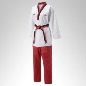 Adidas Female Adi Club Taekwondo Poomsae Uniform Gi Dobok TKD WT KTA Approved - Picture 1 of 12