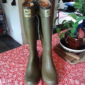 Le Chameau Chasseur Boots Olive  Size Size 41 Made In France Pre -Owed