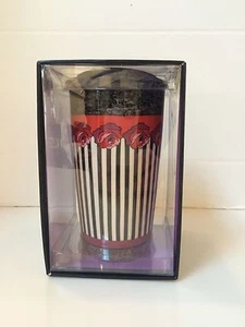 EDICIÓN LIMITADA ANNA SUI STARBUCKS® A RAYAS ROSA VIAJERO DE DOBLE PARED ¡AGOTADO! - Imagen 1 de 3