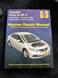 For Honda Civic 2012-2015 Haynes Manuals Repair Manual - Picture 1 of 2