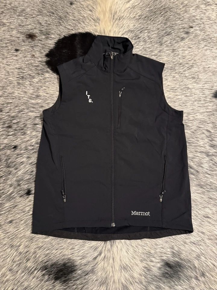 Marmot 男式软壳背心 - 黑色 (L) — 第 1/4 张图片