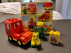 Lego Duplo Town Zoo Spielset 2661 Tiertransporter + Tierpfleger komplett 1990 - Bild 1 von 9