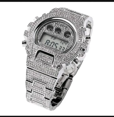 ACW4019-002 - Reloj digital para hombre Activa Soluna X Invicta - 51 mm, plateado/diamante Foto 1 de 4