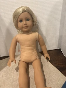 Muñeca American Girl Pleasant Company 2008 cabello rubio ojos azules 18" - Imagen 1 de 9