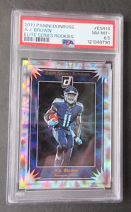 2019 PANINI DONRUSS #ESR14 A.J. BROWN ELITE SERIES ROOKIES PSA 8.5 - Picture 1 of 4