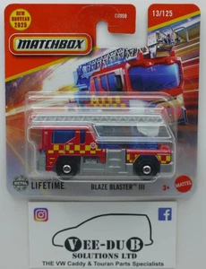 Tarjeta corta Matchbox Blaze Blaster III Fire Engine Mattel NUEVO lanzamiento 2025 JBR30 - Imagen 1 de 1