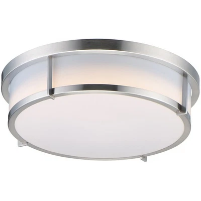 Maxim Lighting 10278WTSN Rogue Flush Mount Satin Nickel - Image 1 of 4