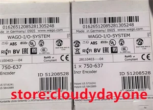750-637 Nuevo WAGO 750-637 Codificador Incremental Módulo PLC 750-637 - Imagen 1 de 3