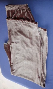 VTG Olive Green Velour Women S Pants 70s-80s Era Iridescent Disco Fairy Made USA - Picture 1 of 11