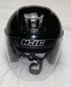 hjc motorcycle helmet ac-3 medium black w/ visor - Picture 1 of 17