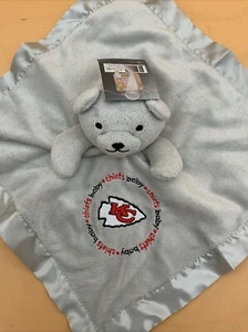 Kansas City Chiefs Baby Security Bear Blanket Gray, NFL Licensed, 14X14 - Picture 1 of 5